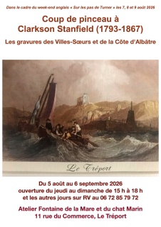 AFFICHE CLARKSON STANFIELD - CALENDRIER PREVISIONNEL 2026